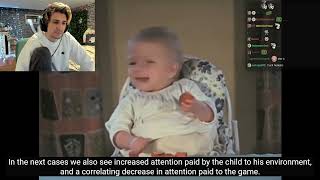 xQc Reacts to Effect of emotional deprivation and neglect on babies.