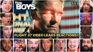 Famous Reactors Reacting To Starlight Leaks Flight 37 Footage | The Boys 5x1 Reaction Mashup Wealth