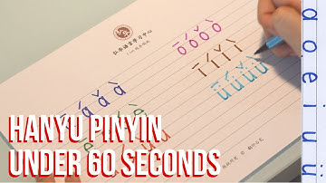 Pinyin Episode 3: 韵母声调练习 Vowel and Tone Practice (Learn Chinese UNDER 60 SECONDS for Beginners)