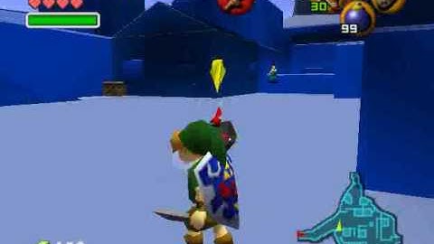 Zelda OOT Hack: Flare Dancer in Kakariko Village