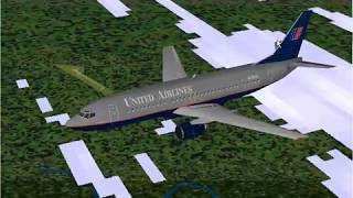 Microsoft Flight Simulator 98 | Seattle to San Francisco | United Airlines 737-300