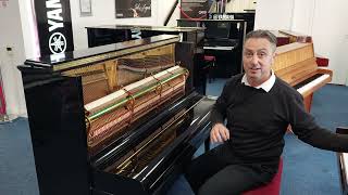 Used Steinway Model K Upright Piano For Sale Demonstrated By Graham Blackledge