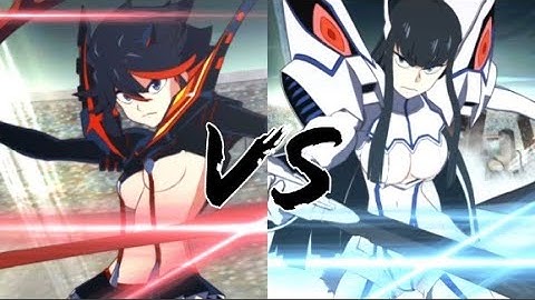 Ryuko (Dual Wield) VS Satsuki (Dual Wield) - Kill la Kill -IF- Gameplay