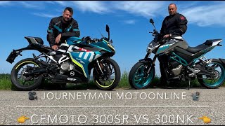 CFMOTO 300SR vs. CFMOTO 300NK v Journeyman Motoonline 📽 - podrobné porovnání, technika a jízda🔝👍