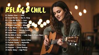 Rainy Days & Coffee 🎶 Relaxing Acoustic Pop Ballads Full Album to Calm Your Anxiety