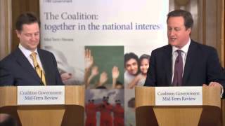 Cameron And Clegg Reboot The Coalition