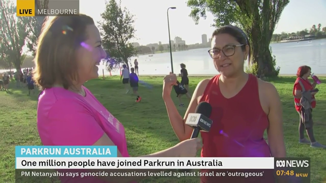 Australia's one million parkrunner milestone live on ABC Weekend Breakfast