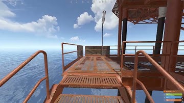 Rust Small Oil Rig World Record Dock-Heli