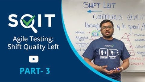 Software Quality insights & trends: Agile Testing Shift Quality Left Part-3