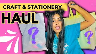 Biggest Craft & Stationery Haul 😱 #crafteraditi #crafthaul #stationeryhaul #haul @CrafterAditi