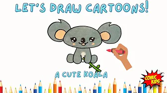 How To Draw A Cute Koala | Drawing Tutorial for Kids