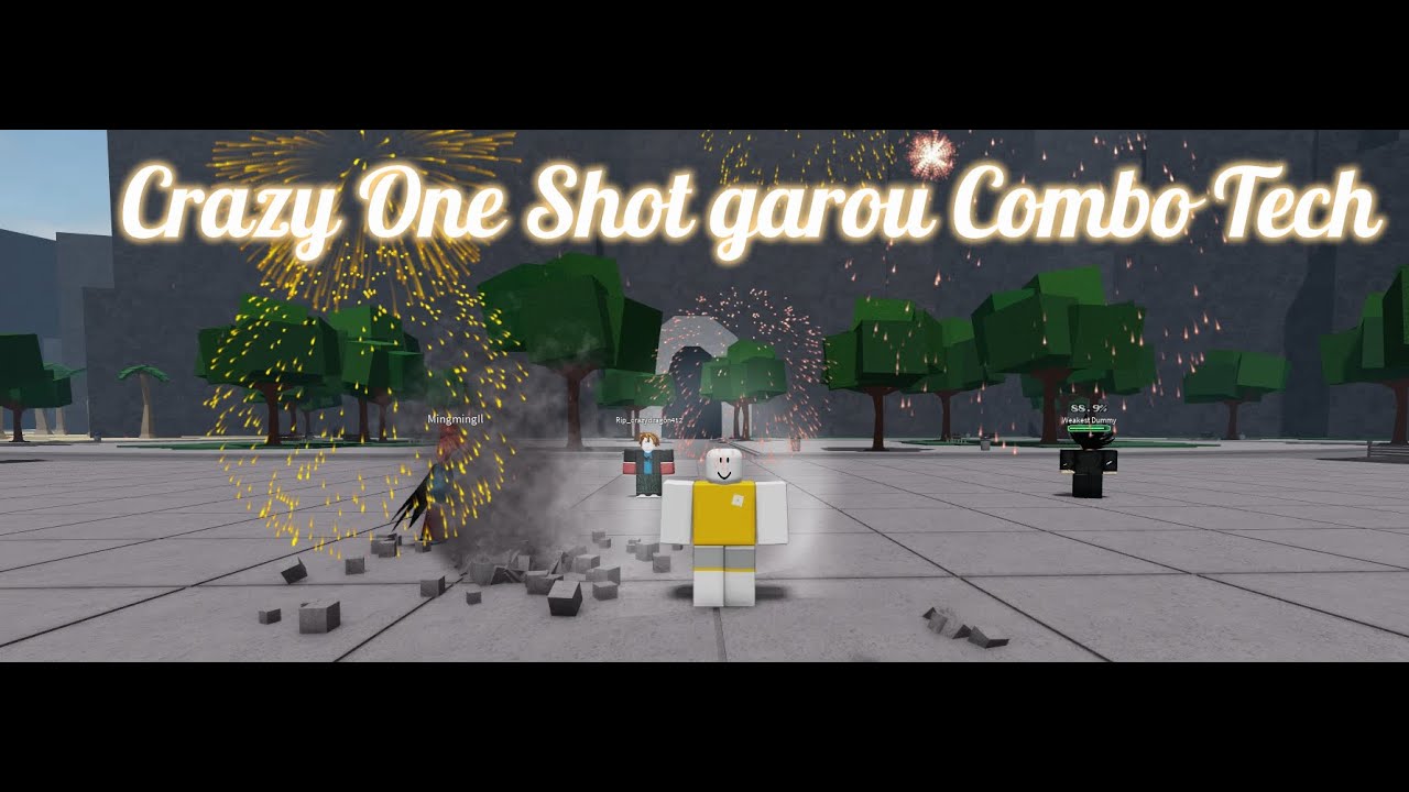Roblox Tsb Crazy One Shot Garou Combo Tech - YouTube