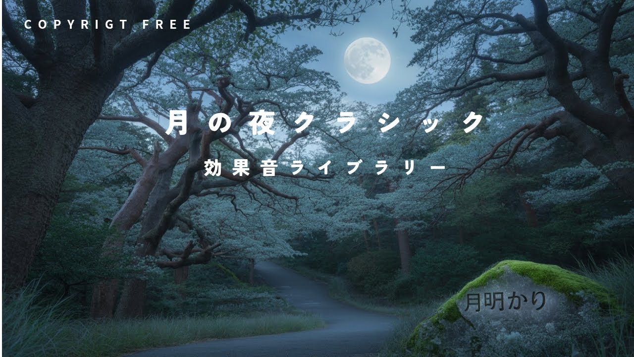 【商用利用可能/フリー素材/著作権フリー/BGM】月の夜クラシック - YouTube