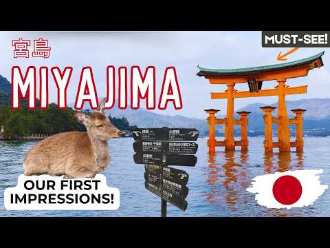 MIYAJIMA ISLAND – We FOUND Wild DEER & Floating SHRINES on the ISLAND of the Gods 🇯🇵