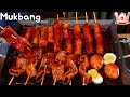 시장표 빨~간 가래떡 떡볶이 먹방 모듬튀김, 순대까지  !! Mukbang Gare tteok Tteokbokki