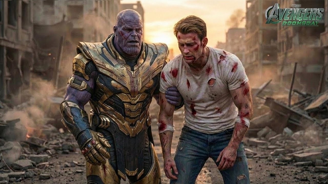 Стива Роджерса спасает Танос, который путешествует во времени, чтобы остановить Доктора Дума Старка.