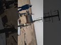Over head line stringing with manually.