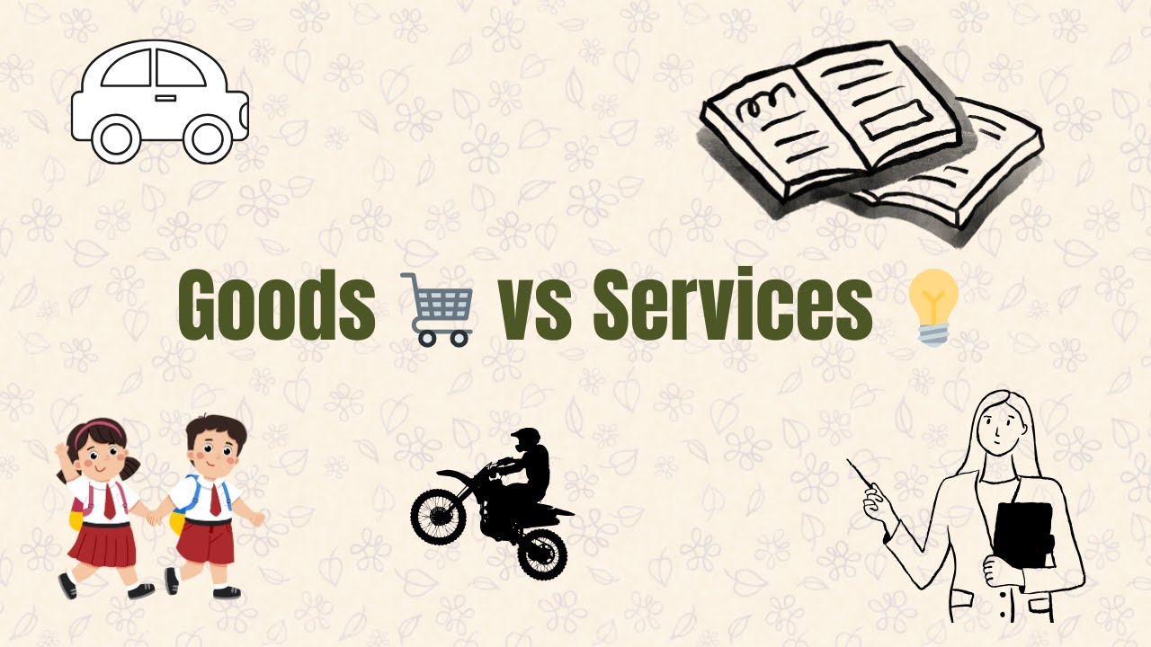 Learn Goods and Services | Fun Economics for Kids + Adults