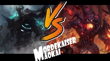 MAOKAI(Knees) vs MORDEKAISER |  400+ games, KDA 13/5/18 | Full Gameplay, Toplane| v10.1