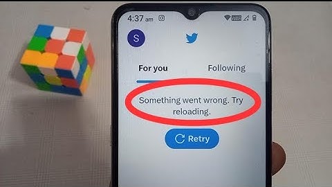 Something went wrong. try reloading ! Twitter