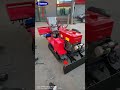 Mini Tractor Rubber Tracks Crawler Tractor with Rotary Cultivator Tiller #rotarytiller #tractor