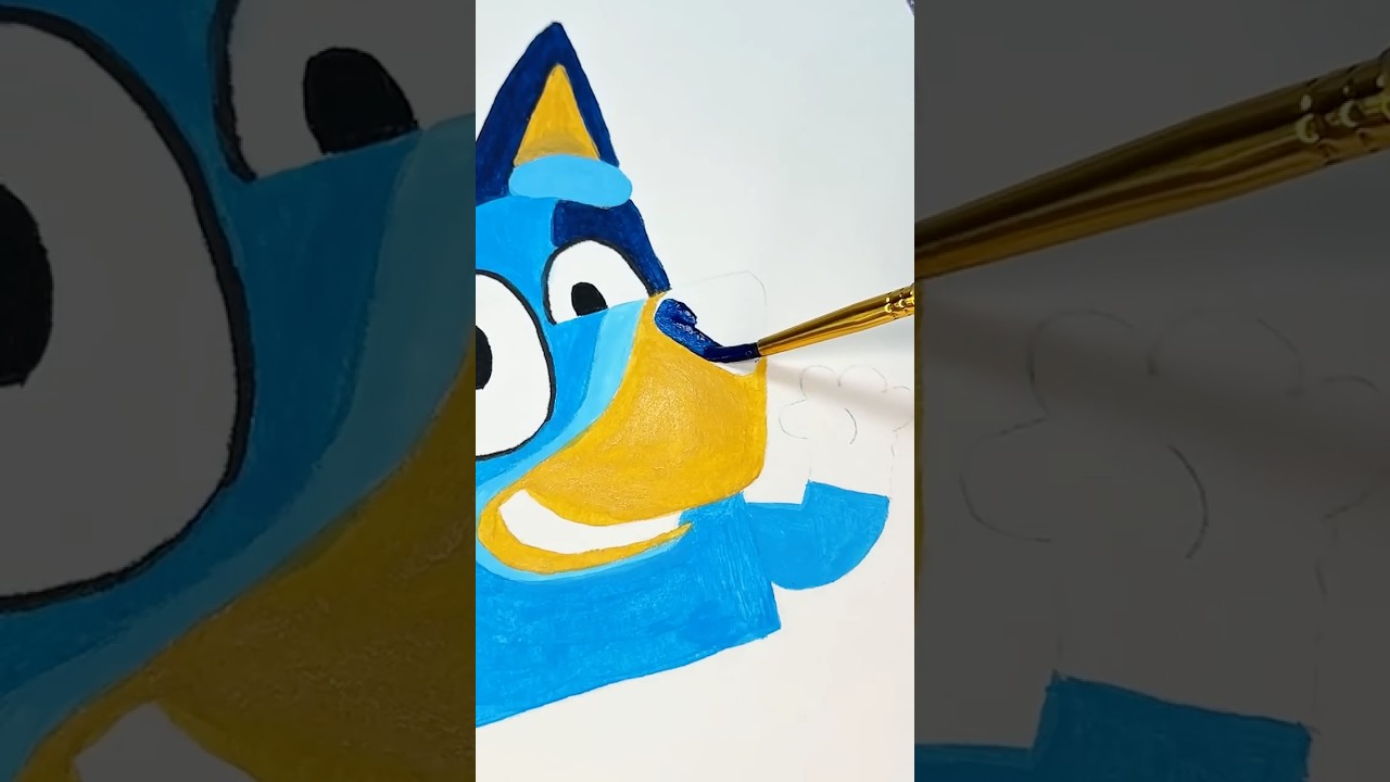 Bluey Painting | Art for Kids 