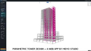 Parametric Tower Designer - Full 3D BIM Generator in Your Browser