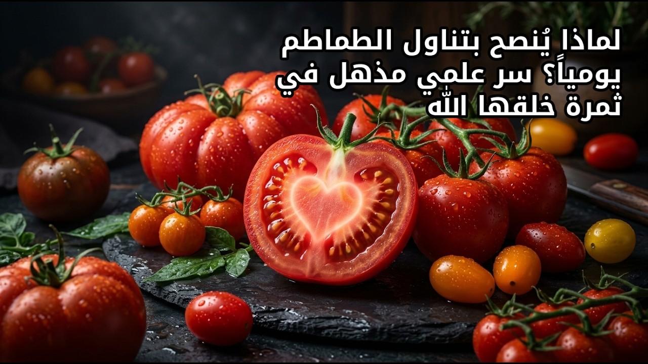 لماذا يُنصح بتناول الطماطم يومياً؟ سر علمي مذهل في ثمرة خلقها الله