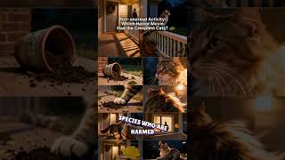 Cats Gone Wild: 90s Horror Meets 70s Mystery #shorts