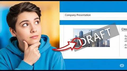 Een watermerk toevoegen in PowerPoint | Microsoft