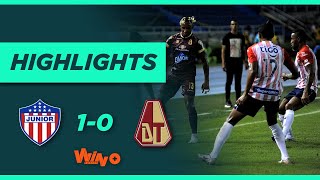 Junior vs Tolima (Goles y Highlights) Liga BetPlay Dimayor 2020 | Cuartos de Final Ida