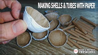 Making Time Fuse Tubes & 2 Shell Casings For Fireworks [Part 1]