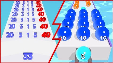 Number Master | Ball Run Infinity 2048 - All Levels Gameplay Android iOS - NEW APK UPDATES