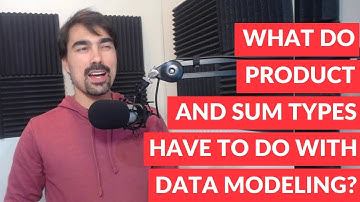 What do product and sum types have to do with data modeling?