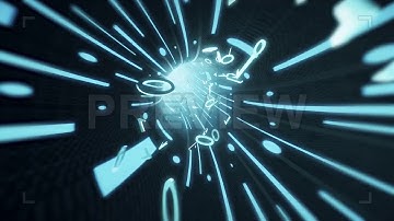 Binary Flying Through Internet Cables Stock Motion Graphics