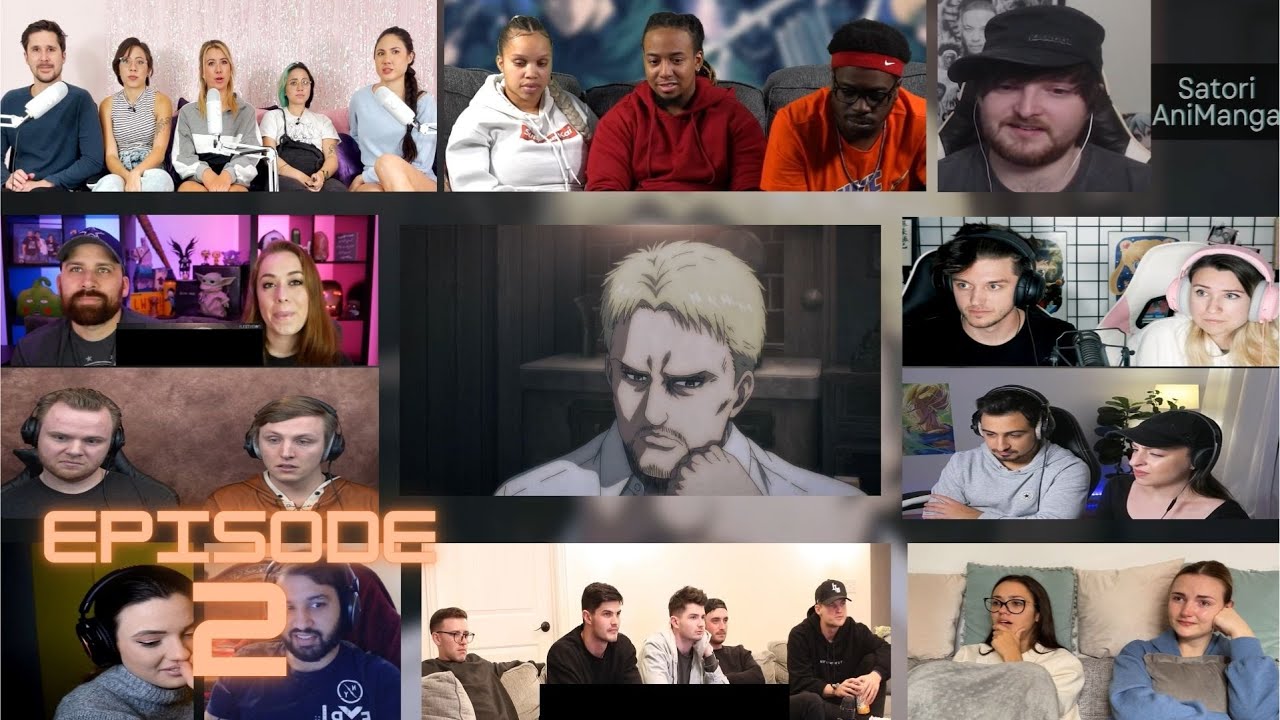 Midnight Train | Attack on Titan Season 4 Episode 2 Reaction Mashup |