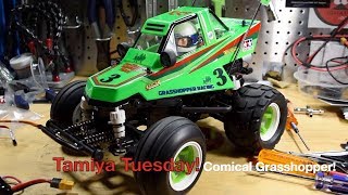 Tamiya Comical Grasshopper First Run!