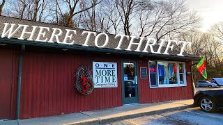 WHERE TO THRIFT IN RHODE ISLAND PART 2 📍ONE MORE TIME CONSIGNMENT CLOTHING #WHERETOTHRIFT