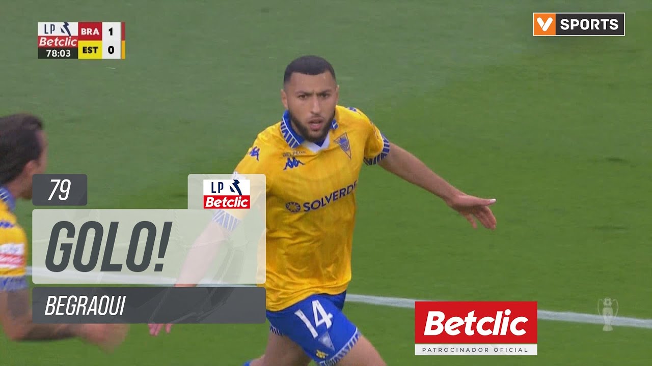 Golo Begraoui: Braga 1-(1) Estoril (Liga 25/26 #32) Golo Begraoui: Braga 1-(1) Estoril (Liga 25/26 #32)