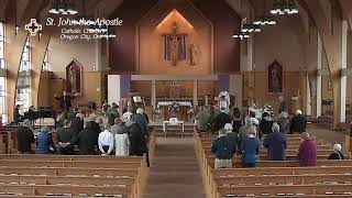 St John The Apostle Oregon City OR - Funeral mass for Ronald Lee Brady March 3 2023