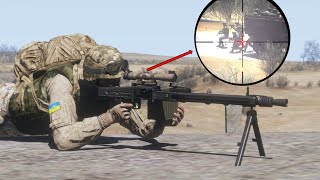 German MG-3 in Ukraine Mows Down Russians | Arma3 Military Simulation