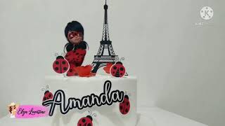 Topo De Bolo - Ladybug