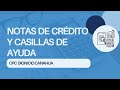 Declara Fácil : Notas de Crédito y Casillas de Ayuda