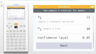 Construct a confidence interval using two samples