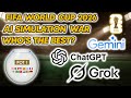 AI World Cup Draw WAR: ChatGPT vs Grok vs Gemini — Who’s the REAL FIFA?