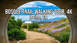 Irvine's Beautiful Bosque Trail in 4K: Heading South to Great Park