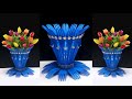 Ide Kreatif Vas Bunga dari Sendok Garpu | Flower vase with Plastic Fork