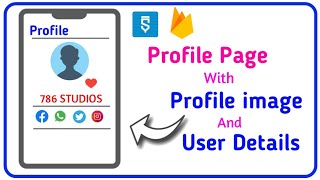 How to make User Profile Page to show Profile image & User Details in sketchware Apps