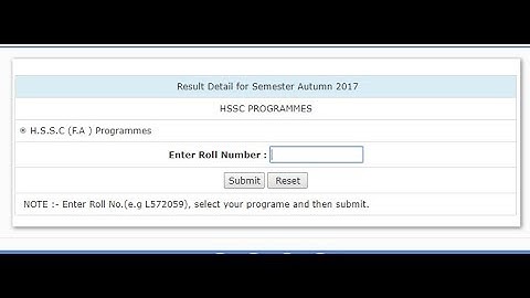 Result Detail for Semester Autumn 2017 H.S.S.C (F.A ) Programmes