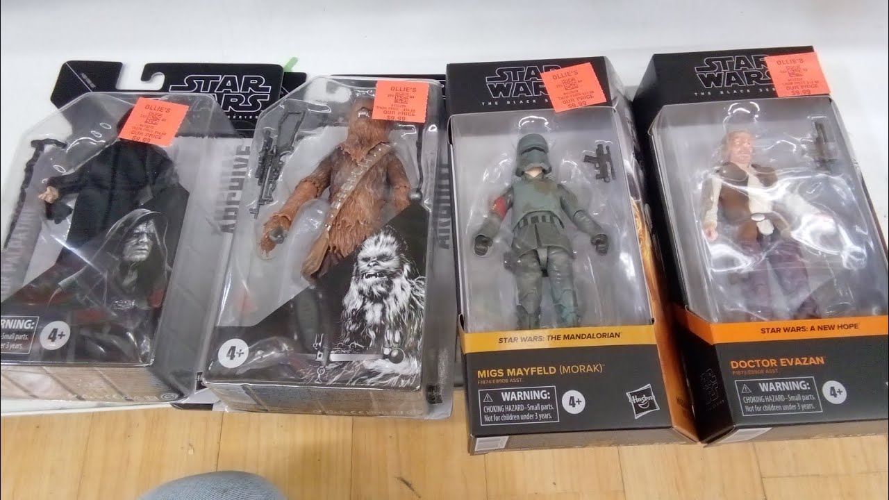 Star Wars Black series Action figures at Ollies YouTube